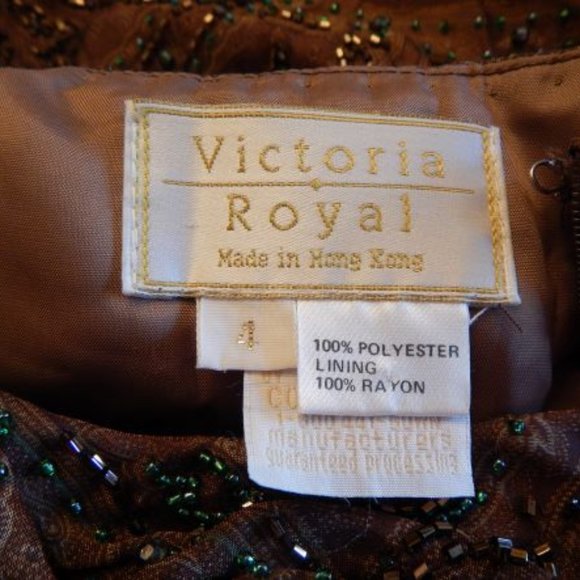 Victoria Royal (The Millennium) size 4 BRONZE/GOLD SEQUINED - Picture 2 of 16